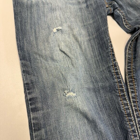 Ariat M4 FR Relaxed Boot Cut Jeans Mens 36x30 Blue Workwear Western Cowboy - Picture 5 of 16